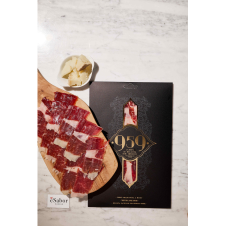 100% Bellota Iberico Pork Backham Hand Sliced Portions 80g   959