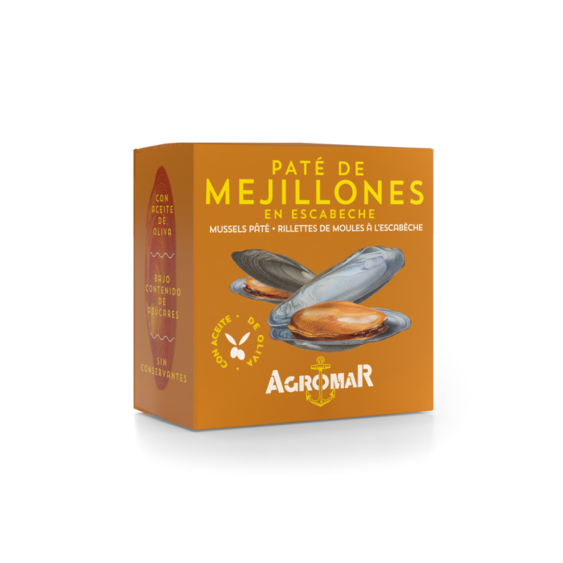 Paté mussles RO-100 can (mejillones)