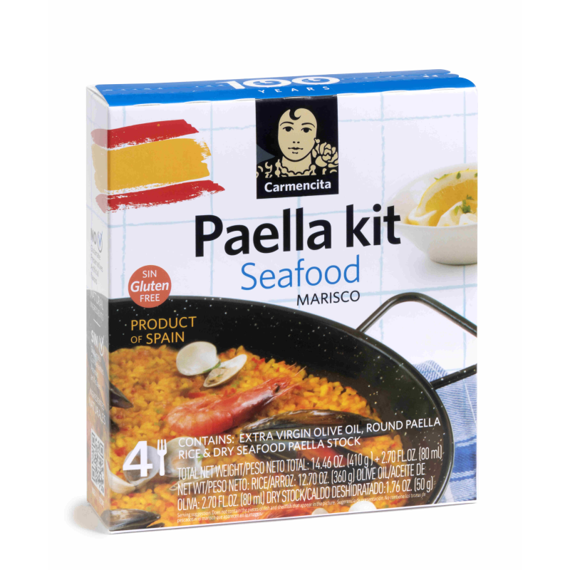 Zestaw do paelli z owocami morza Carmencita 490g