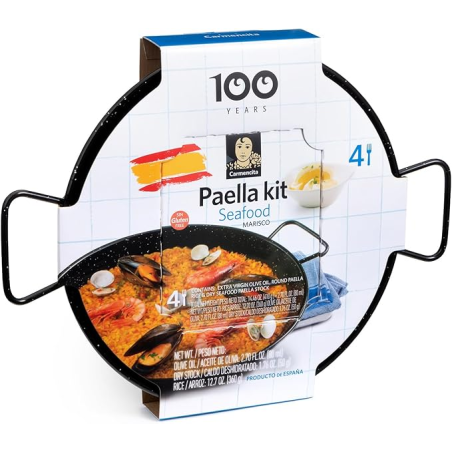 Zestaw do paelli owoce morza z patelnią Carmencita 490 G