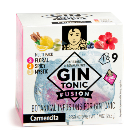 Mieszanka do ginu 3 smaki w piramidkach Carmencita 25,5g