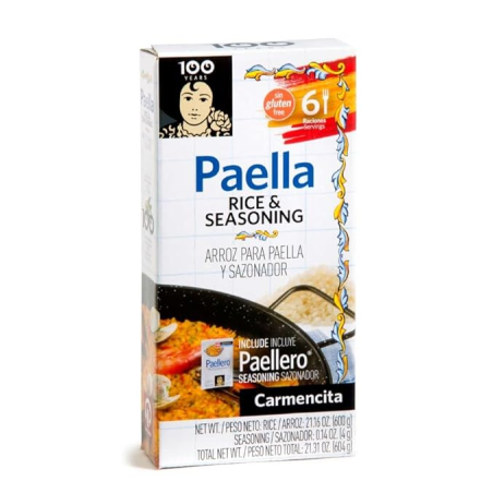 Ryż do paelli z saszetką przypraw Carmencita 604g
